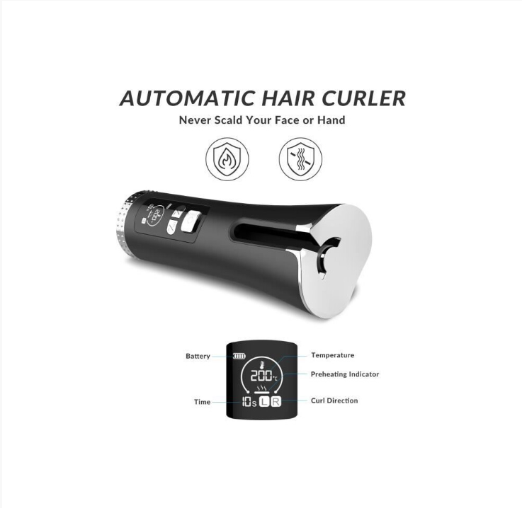 جهاز لف الشعر الأوتوماتيكي اللاسلكي Xpreen